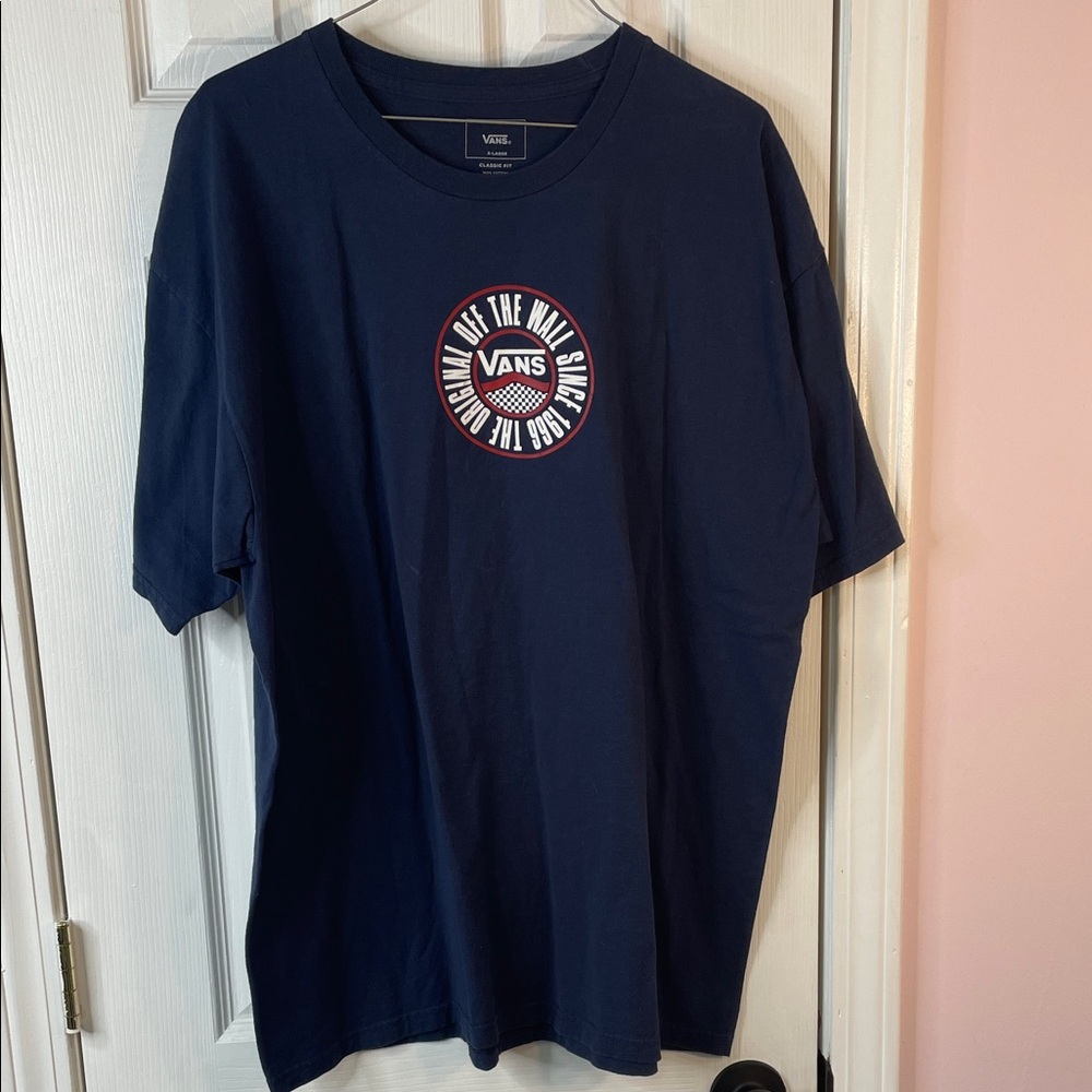 Vans Classic Navy Short Sleeve Tee